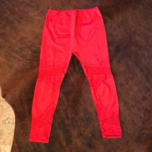 Fabletics red 7/8 leggings Mosaic